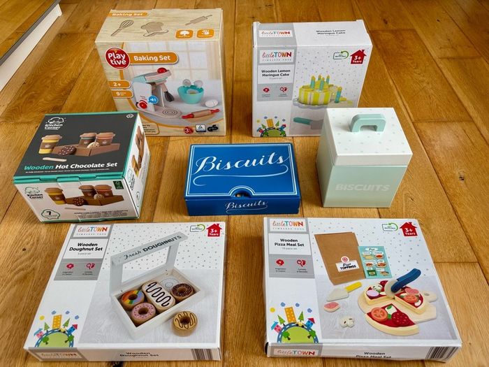 Wooden Play Food Sets