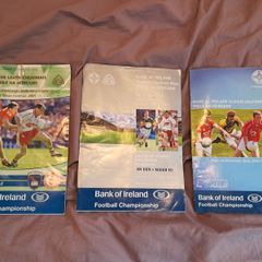 GAA Programmes X 3