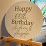 60cm 50cm 40cm Direct PRINT, Wedding Event,BalloonArchSign, Birthday Sign, Prom, Event, Hanging Circle, Marquee Sign, 5mm foamex OUTDOOR USE Image 6