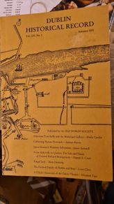 Dublin Historical Record. Vol Liv. No 2.autumn 2001. Paperback In Good Condition. 34.
