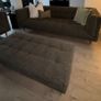 3.5 seater sofa + footstool Image 7