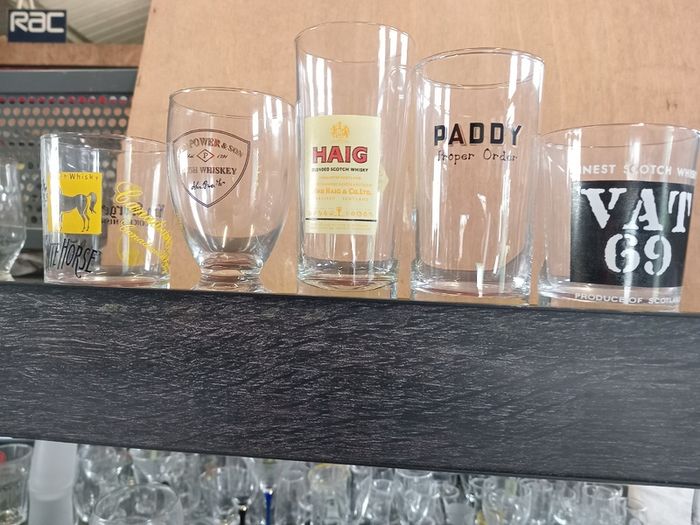 antiques whiskey glasses