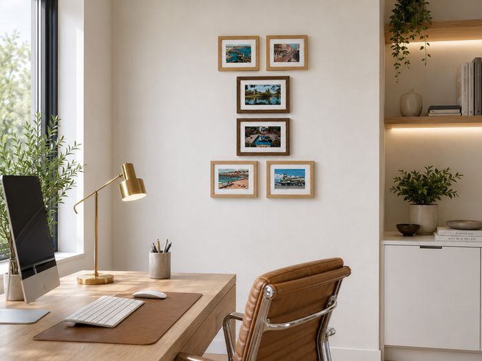 Framed Vintage Irish Postcard Collection