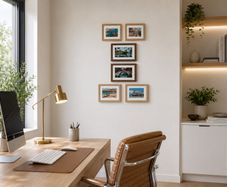 Framed Vintage Irish Postcard Collection