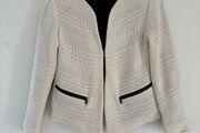 Sandro knitted ivory blazer