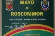 2018 Mayo v Roscommon - GAA Connacht Junior Football Quarter-Final Programme