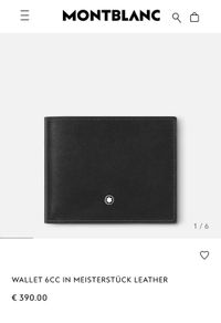 MontBlanc Meisterstuck 6cc Wallet