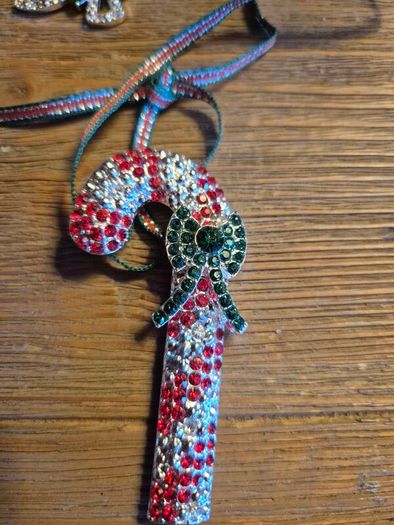 5 Newbridge Silver Colourful Crystal Christmas Decorations | Vintage & New Designs | Mint