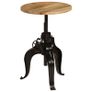 Bar Table Solid Mango Wood 60x(76-110) cm Image 5