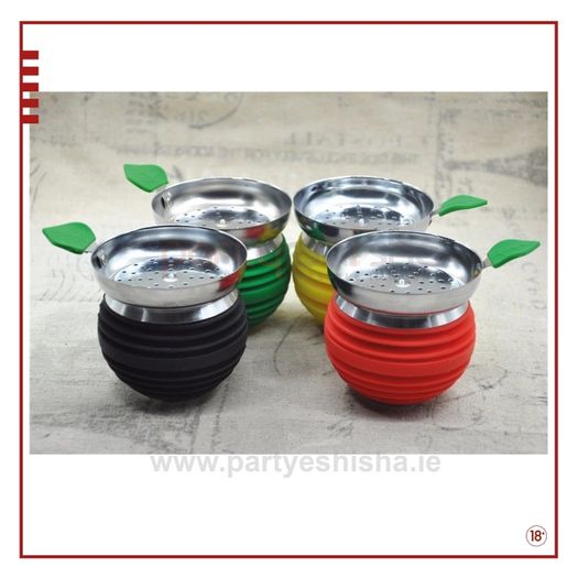 Apple Top Pipe Silicon Charcoal Bowl Holder Aluminium