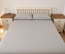 Classic Ivory Double Bed and Matress Excellent Condition