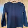 Girl's Black Sparkle Long Sleeve Top | Size 3-4 years Image 2