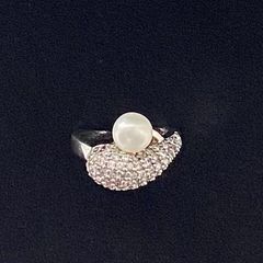 Silver dress ring