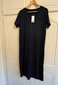 Navy T-Shirt Style Dress