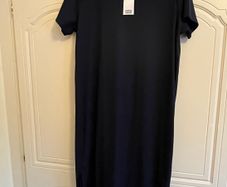 Navy T-Shirt Style Dress