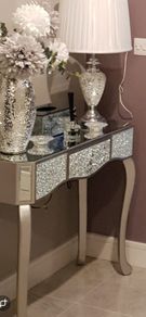 mirrored console table