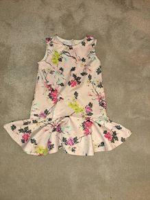 River Island girl flower dress 2-3