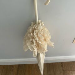 cream umbrella