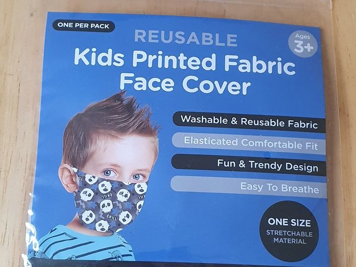 BNIP - A Reusable Childs Fabric Mask - #