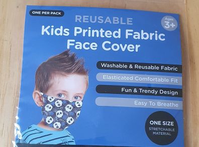BNIP - A Reusable Childs Fabric Mask - #