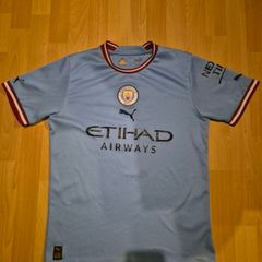 Manchester City Puma 2022/2023 Football Home Jersey #9 Haaland Size M Man City