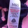 Marks and Spencer Ladies  Navy Blue and Pink striped Merino wool jumperUk 10 includes postage Image 9