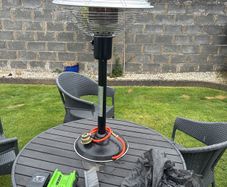 table top gas outdoor heater