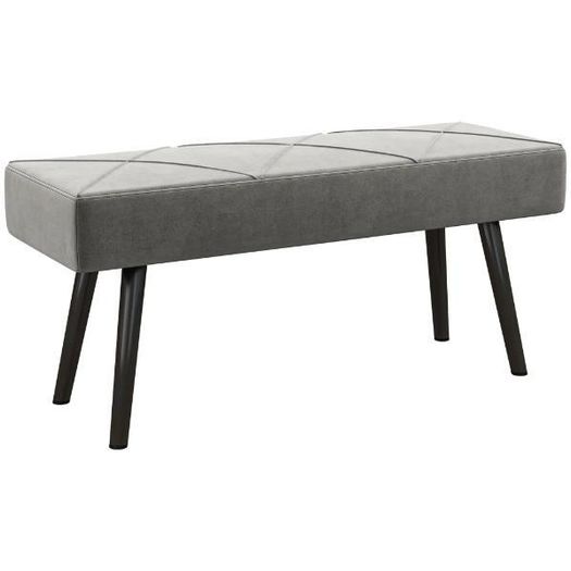 Velvet-Effect Bench