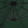Cantilever Umbrella with Steel Pole Green 300 cm Image 2