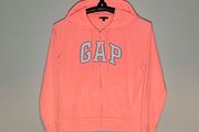Gap Ladies Bright Pink Full Zip Hoodie Size L