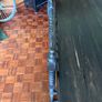Anglo Indian Ceylonese Solid Ebony wood dining table & chairs Image 3