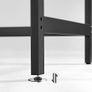 New Home Office Desk With 2 Shelves (Black)  FREE P&P Image 6