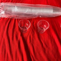 Small plastic Glasses