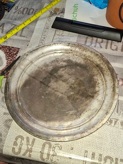 Lot of Large Old Silver Plate Trays for sale as a lot, Postage Available Price for the lot