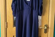 CurveWow navy dress, Size 30-32, BNWT