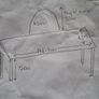 Antique dressing table with mirros Image 3