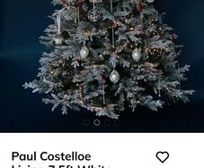 Paul Costello Christmas 7.5 white Tree