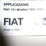 Fiat 131 Gasket Set. Image 2