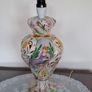 Vintage porcelain table lamp.  Italy. Image 9
