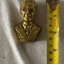 Vintage brass bust  of Eamon de Valera, 1882 - 1975, an Irish president and political leader Image 3