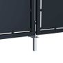Garden Gate Steel 350x75 cm Anthracite Image 4