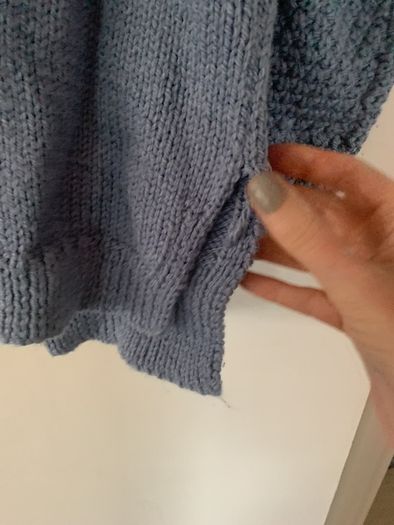 vintage blue jumper