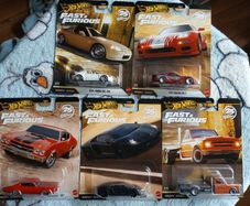 Hot Wheels 2026 Premium Fast & Furious 25th Anniversary Full Complete Set 5 Cars