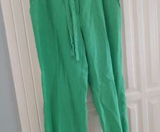 ELOGYY 100% Linen Trousers New