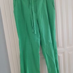 ELOGYY 100% Linen Trousers New