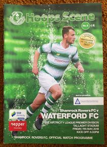 2018 Shamrock Rovers v Waterford FC - SSE Airtricity League Premier Division Programme