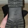 M&S Black Military Style Leather Lace Up Zip Buckle Boots Image 5