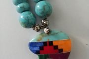 Turquoise Necklace- Vintage - Sonora Mexican