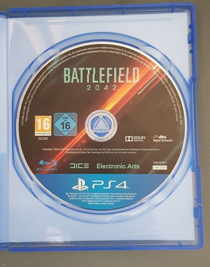Battlefield 2042 Playstation 4 game.
