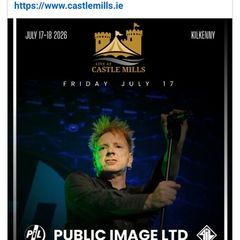 2 tickets for Ash, Kerbdog, Public Image Ltd at Castle Mills